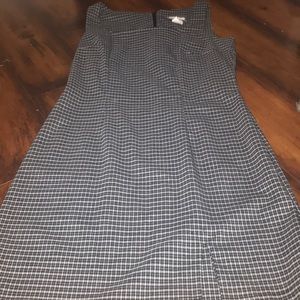 Black and grey checkered Aqua Blues Dress.